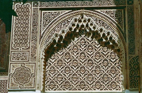 Arabic Platerwork, Palais Bahia, Marrakech